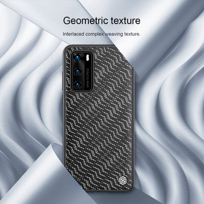 For Huawei P40 NILLKIN Glorious Series TPU + PC 3D Geometric Texture Reflective Mobile Phone Protective Case(Rainbow Light) - Huawei Cases by NILLKIN | Online Shopping South Africa | PMC Jewellery