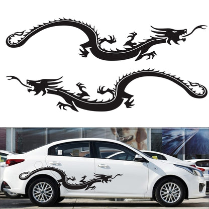 2 PCS/Set D-965 Dragon Pattern Car Modified Decorative Sticker(Black) - Decorative Sticker by PMC Jewellery | Online Shopping South Africa | PMC Jewellery