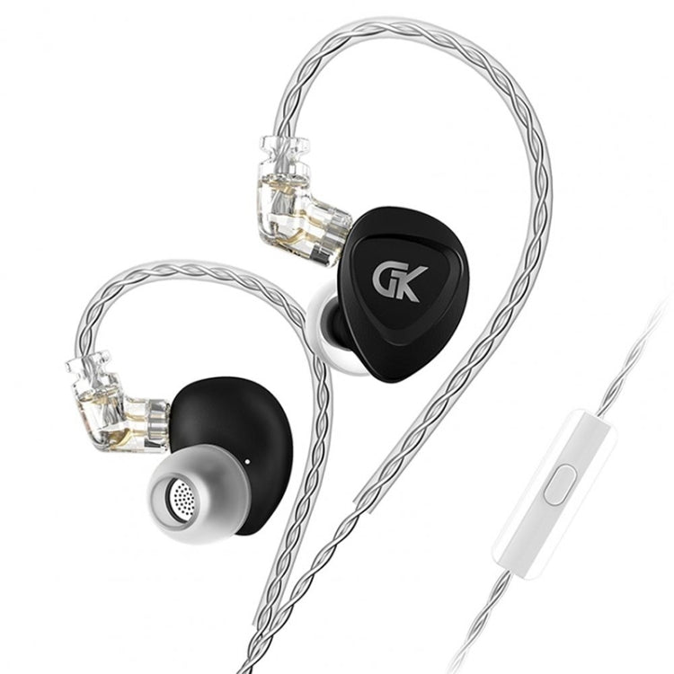 GK GSE Ten-Unit Coil Iron Subwoofer HIFI In-Ear Headphones(With Microphone) - In Ear Wired Earphone by PMC TechLife | Online Shopping South Africa | PMC TechLife