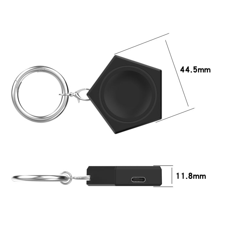 For Samsung Galaxy Watch5 / 5 Pro / 4 / 3 / Active 2 /  Active Portable Universal Smart Watch Charger(Black) - Charger by PMC TechLife | Online Shopping South Africa | PMC TechLife | Buy Now Pay Later Mobicred