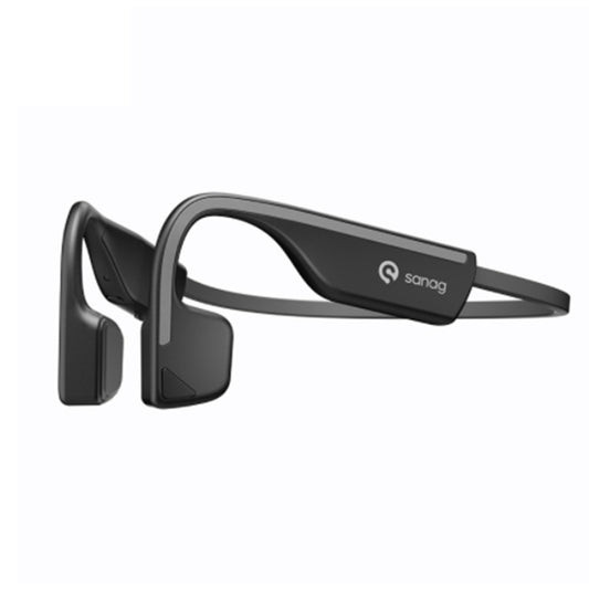 Sanag A11S Bone Conduction Second-generation Air Conduction Headphones(Black Grey) - Sport Earphone by Sanag | Online Shopping South Africa | PMC Jewellery | Buy Now Pay Later Mobicred