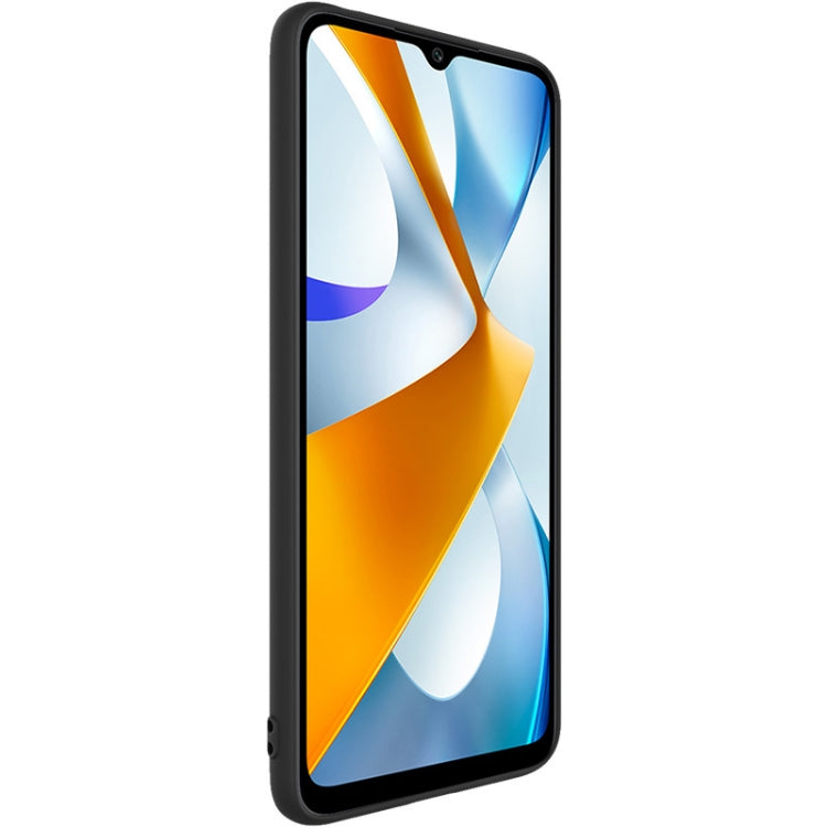 For Xiaomi Poco C40 IMAK UC-3 Series Shockproof Frosted TPU Phone Case(Black) - Xiaomi Cases by imak | Online Shopping South Africa | PMC TechLife | Buy Now Pay Later Mobicred