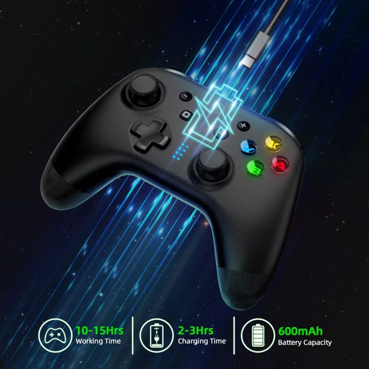 EasySMX ESM-9124 Wireless Game Console Gamepad for PC / Phone / Android / Switch(Black) - Gamepads by PMC Jewellery | Online Shopping South Africa | PMC Jewellery