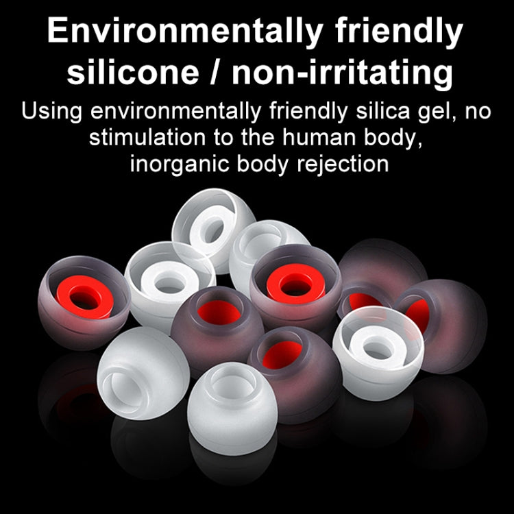 QKZ GJES 6-in-1 In-Ear Earphone Silicone Ear Caps(White Red) - Anti-dust & Ear Caps by QKZ | Online Shopping South Africa | PMC TechLife