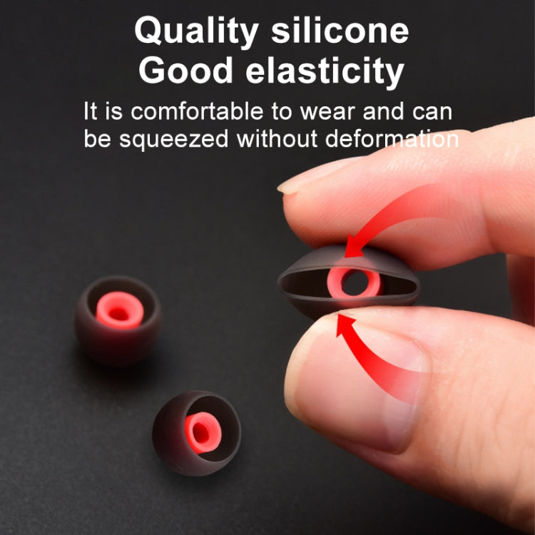 QKZ GJES 6-in-1 In-Ear Earphone Silicone Ear Caps(White Red) - Anti-dust & Ear Caps by QKZ | Online Shopping South Africa | PMC TechLife