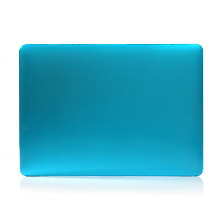For MacBook Air 13.6 2025 / 2023 / 2022 Laptop Crystal Style Protective Case(Water Blue) - MacBook Air Cases by PMC TechLife | Online Shopping South Africa | PMC TechLife | Buy Now Pay Later Mobicred