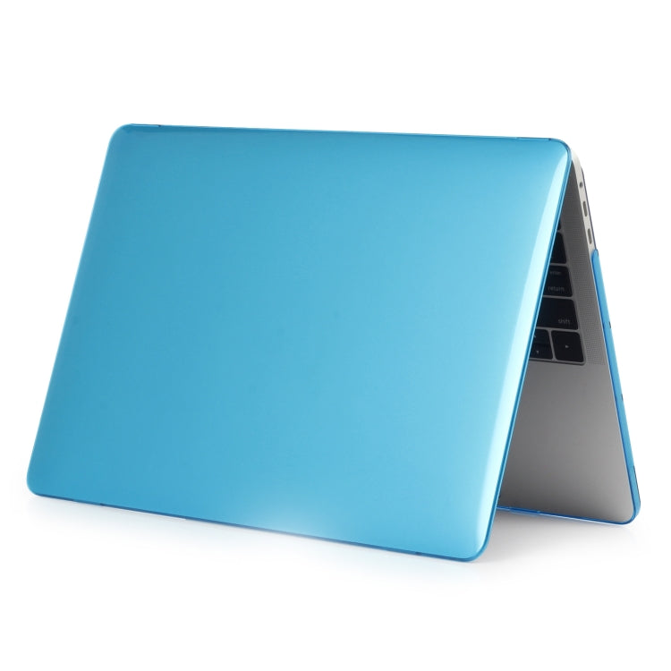 Laptop Crystal Style Protective Case For MacBook Pro 13.3 inch A2338 2022(Water Blue) - MacBook Pro Cases by PMC TechLife | Online Shopping South Africa | PMC TechLife