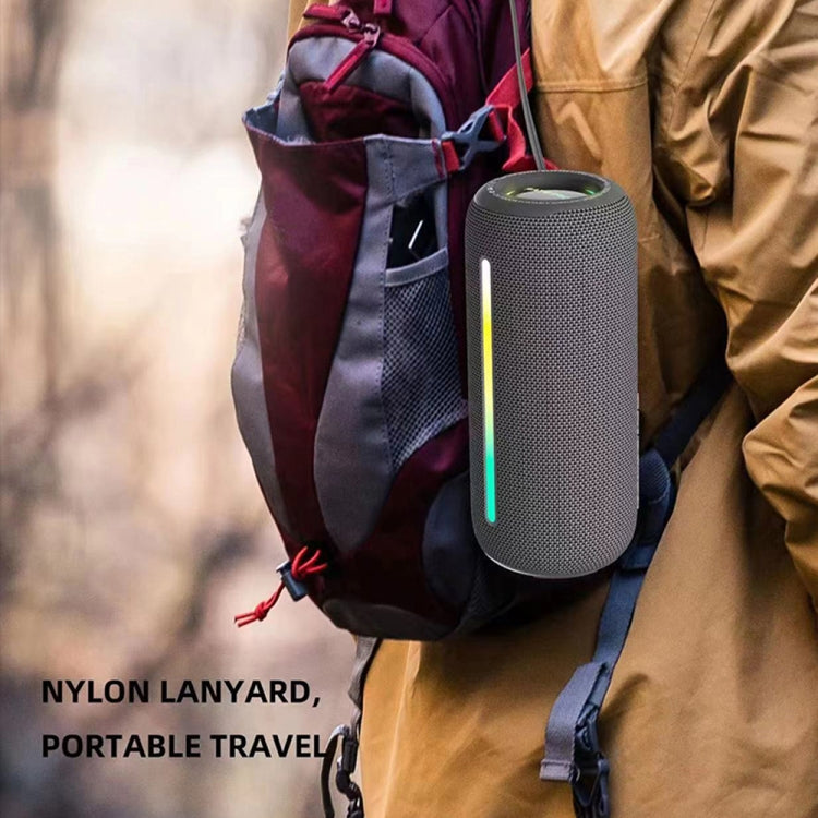 HOPESTAR P39 Outdoor Waterproof RGB Light Wireless Bluetooth Speaker(Black) - free shipping - PMC TechLife - Order now!