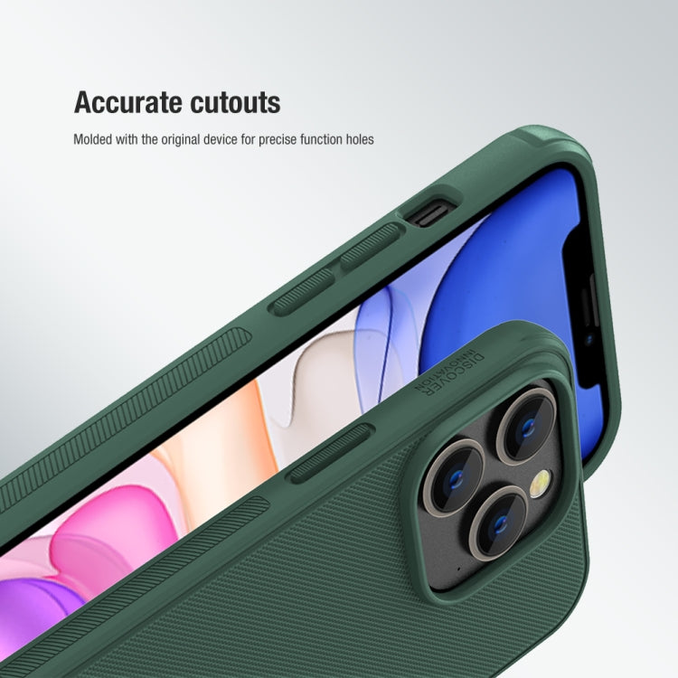 For iPhone 14 Pro NILLKIN Frosted Shield Pro PC + TPU Phone Case(Red) - iPhone 14 Pro Cases by NILLKIN | Online Shopping South Africa | PMC TechLife