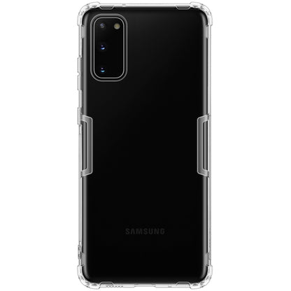 For Galaxy S20/S20 5G NILLKIN Shockproof TPU Transparent Soft Case(White) - Galaxy Phone Cases by NILLKIN | Online Shopping South Africa | PMC Jewellery