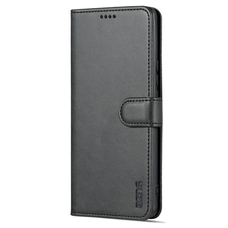For Huawei nova 10 AZNS Skin Feel Calf Texture Flip Leather Phone Case(Black) - free shipping - PMC TechLife - Order now!