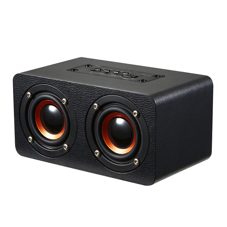M5 Multifunctional Desktop Wooden Bluetooth Speaker Wireless Loudspeaker(Black) - Desktop Speaker by PMC TechLife | Online Shopping South Africa | PMC TechLife