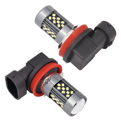 1 Pair H11 12V 7W Strobe Car LED Fog Light(Orange Light) - Fog / Driving Lights by PMC Jewellery | Online Shopping South Africa | PMC Jewellery