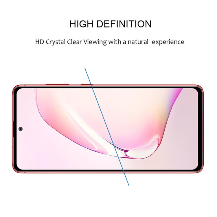 For Galaxy Note 10 Lite Full Glue Full Cover Screen Protector Tempered Glass Film - Galaxy Tempered Glass by PMC Jewellery | Online Shopping South Africa | PMC Jewellery