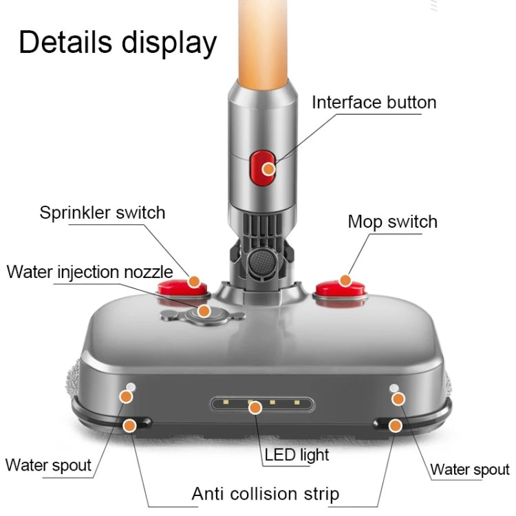 For Dyson V6 D2 Electric Wet and Dry Mopping Head with Water Tank - free shipping - PMC TechLife - Order now!