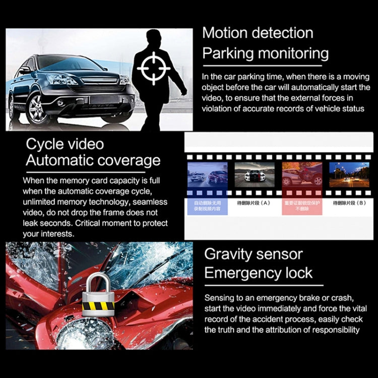 1080P Dual Camera HD Night Vision WiFi Car Dash Cam Driving Recorder - Car DVRs by PMC TechLife | Online Shopping South Africa | PMC TechLife | Buy Now Pay Later Mobicred
