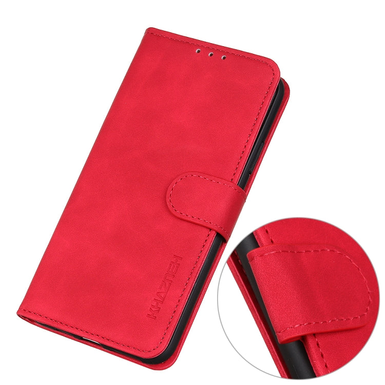 For Huawei Nova Y90/Enjoy 50 Pro KHAZNEH Retro Texture Horizontal Flip Leather Phone Case(Red) - Huawei Cases by PMC TechLife | Online Shopping South Africa | PMC TechLife | Buy Now Pay Later Mobicred
