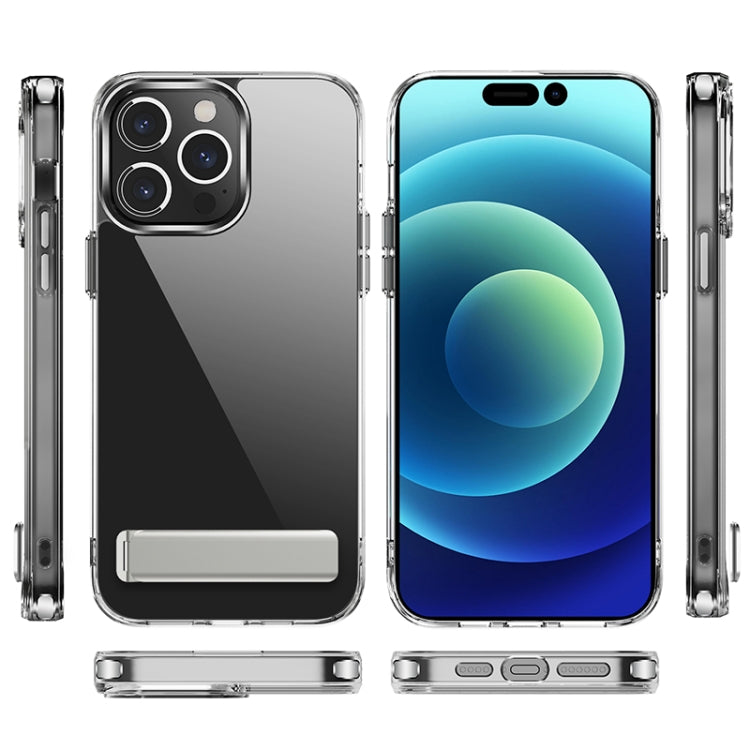 For iPhone 13 Pro Four Corner Airbag Shockproof Holder Phone Case (Transparent) - free shipping - PMC TechLife - Order now!