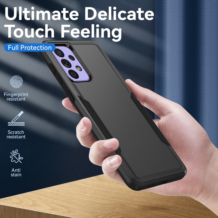 For Samsung Galaxy A33 5G Pioneer Armor Heavy Duty PC + TPU Phone Case(Black) - free shipping - PMC TechLife - Order now!