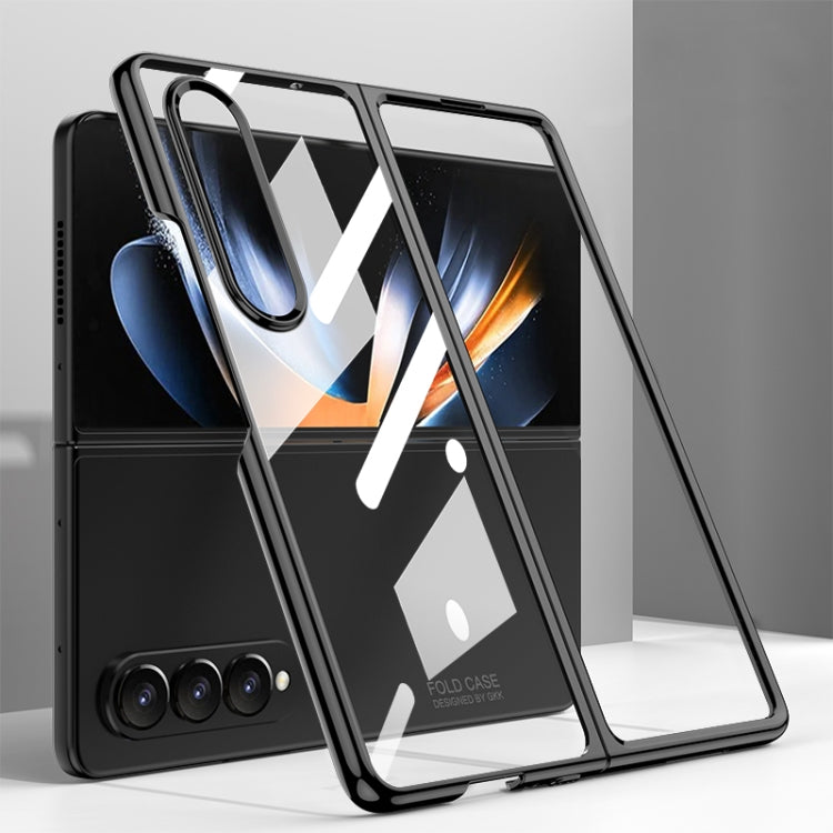 For Samsung Galaxy Z Fold4 GKK Phantom Electroplating Full Coverage Phone Case(Black) - Galaxy Z Fold4 5G Cases by GKK | Online Shopping South Africa | PMC TechLife | Buy Now Pay Later Mobicred