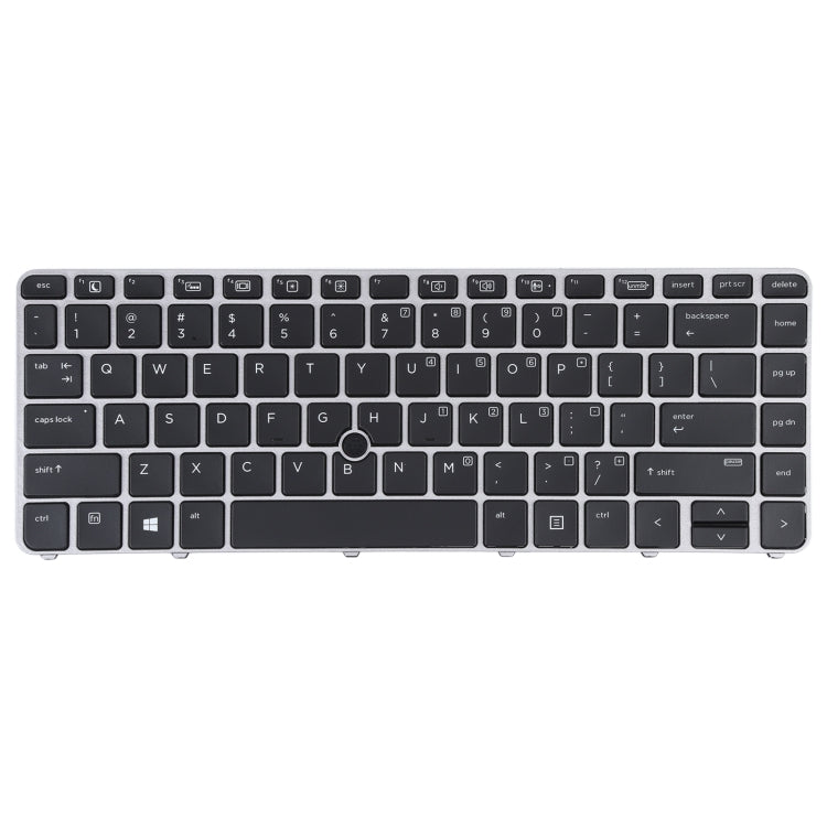 For HP EliteBook 840 G3 US Version Keyboard with Backlight and Pointing(Silver) - Replacement Keyboards by PMC TechLife | Online Shopping South Africa | PMC TechLife