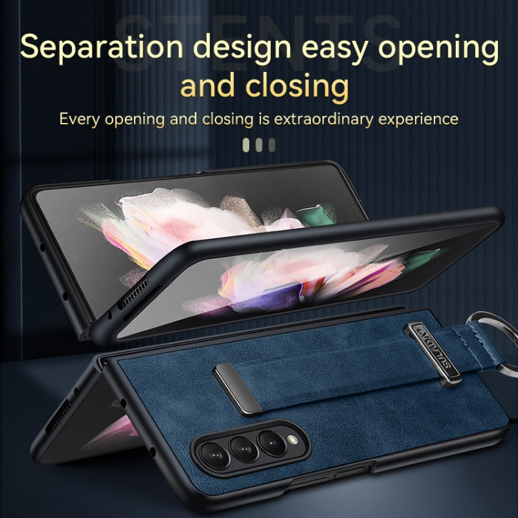 For Samsung Galaxy Z Fold4 SULADA Cool Series PC + Leather Texture Skin Feel Shockproof Phone Case(Red) - Galaxy Z Fold4 5G Cases by SULADA | Online Shopping South Africa | PMC TechLife