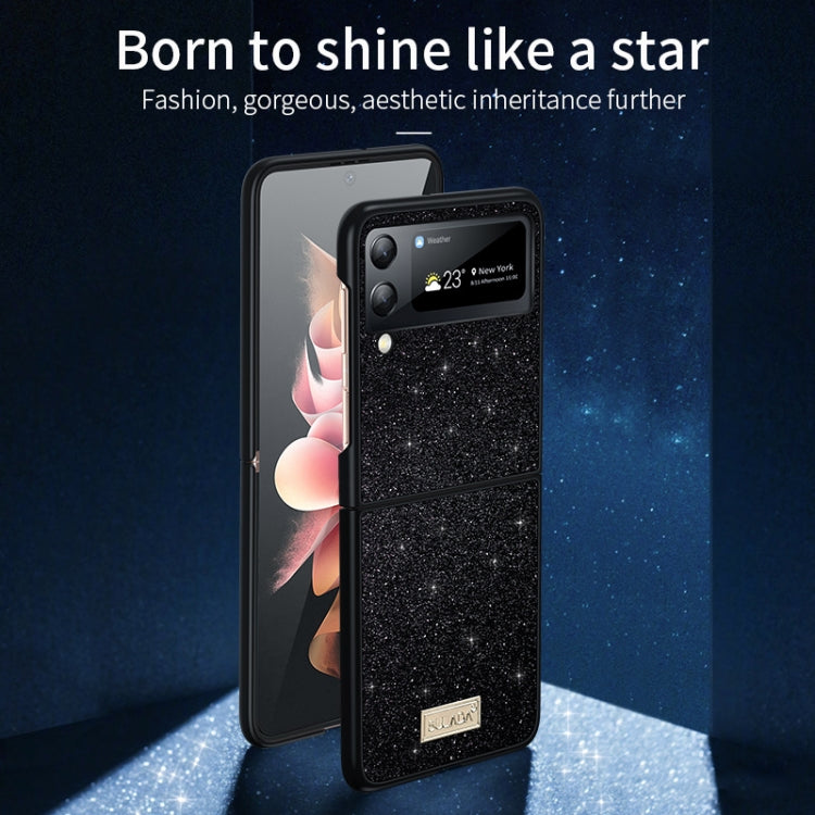 For Samsung Galaxy Z Flip4 SULADA Shockproof TPU + Handmade Leather Phone Case(Colorful) - free shipping - PMC TechLife - Order now!