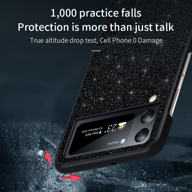 For Samsung Galaxy Z Flip4 SULADA Shockproof TPU + Handmade Leather Phone Case(Red) - free shipping - PMC TechLife - Order now!