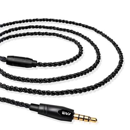 CVJ-V1 1.25m Oxygen-free Copper Silver Plated Upgrade Cable For MMCX Earphones, With Mic - Cable & Splitter by CVJ | Online Shopping South Africa | PMC Jewellery