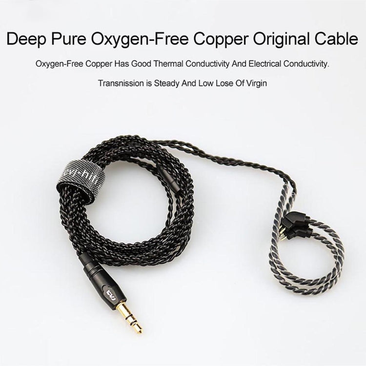 CVJ-V1 1.25m Oxygen-free Copper Silver Plated Upgrade Cable For MMCX Earphones, Without Mic - Cable & Splitter by CVJ | Online Shopping South Africa | PMC TechLife | Buy Now Pay Later Mobicred