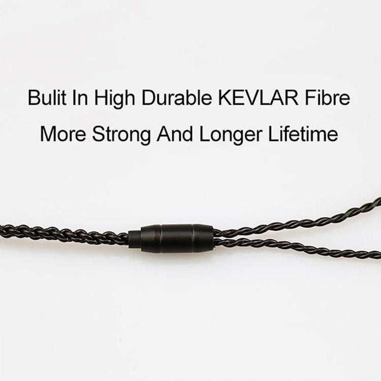 CVJ-V1 1.25m Oxygen-free Copper Silver Plated Upgrade Cable For MMCX Earphones, Without Mic - Cable & Splitter by CVJ | Online Shopping South Africa | PMC TechLife | Buy Now Pay Later Mobicred