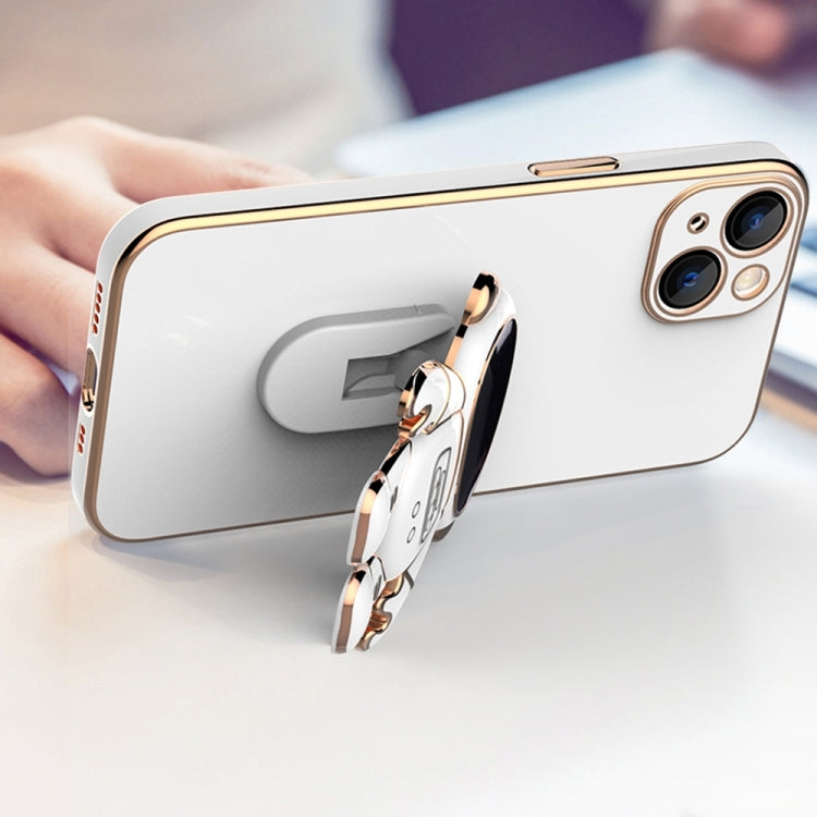For iPhone 14 Pro Max Plating Astronaut Holder Phone Case (Purple) - free shipping - PMC TechLife - Order now!