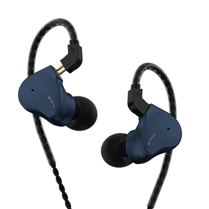 CVJ Mirror Hybrid Technology HiFi Music Wired Earphone No Mic(Blue) - In Ear Wired Earphone by CVJ | Online Shopping South Africa | PMC Jewellery