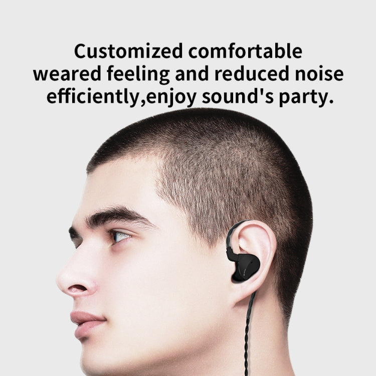 CVJ Mirror Hybrid Technology HiFi Music Wired Earphone No Mic(Black) - In Ear Wired Earphone by CVJ | Online Shopping South Africa | PMC Jewellery | Buy Now Pay Later Mobicred