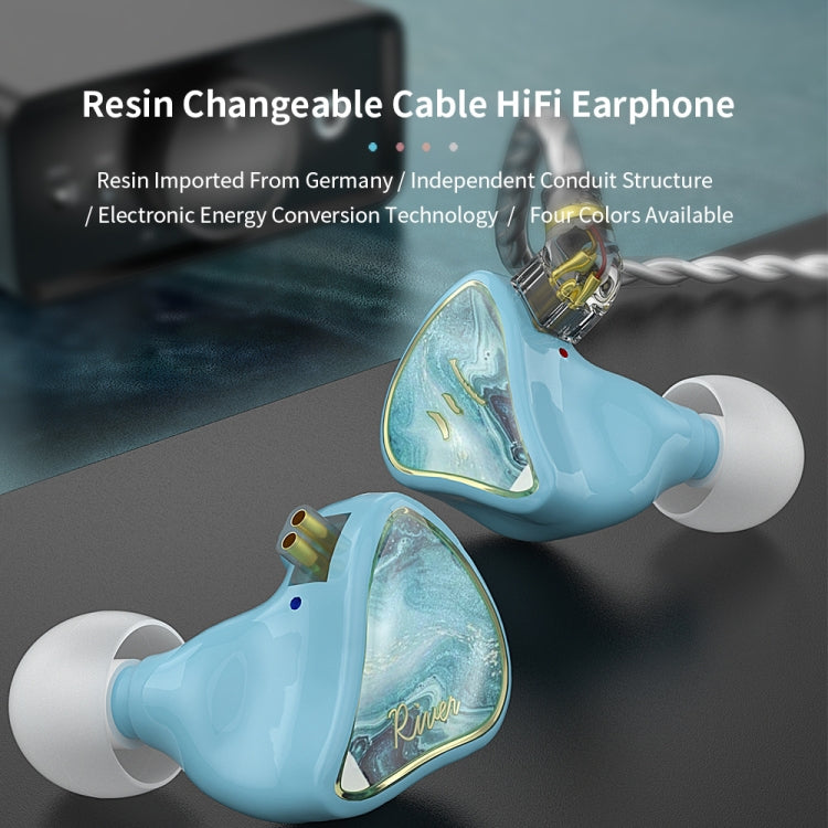 CVJ Hybrid Technology HiFi Music Wired Earphone With Mic(Moon) - In Ear Wired Earphone by CVJ | Online Shopping South Africa | PMC TechLife | Buy Now Pay Later Mobicred