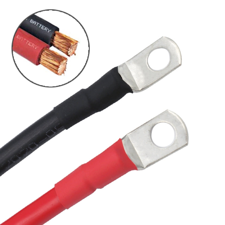 6AWG 25-8 Car 50cm Red + Black Pure Copper Battery Inverter Cable - free shipping - PMC TechLife - Order now!