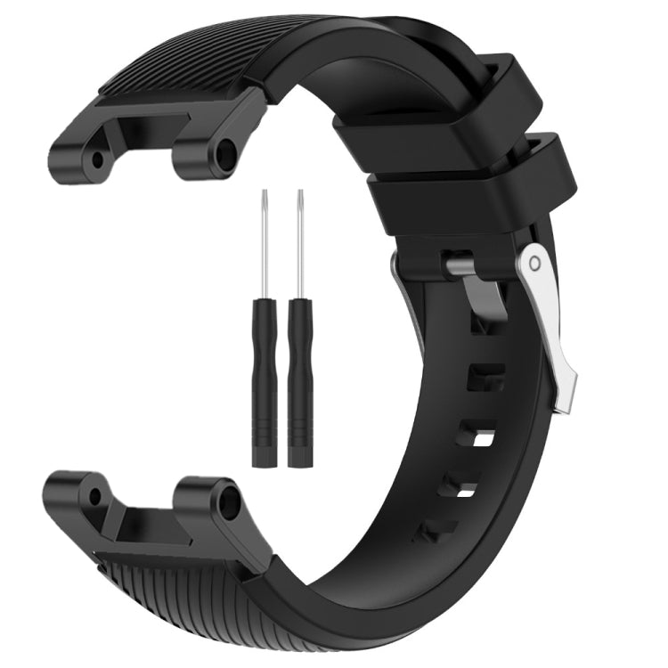 For Amazfit T-Rex / T-Rex Pro / Ares Twill Silicone Watch Band(Black) - Watch Bands by PMC TechLife | Online Shopping South Africa | PMC TechLife | Buy Now Pay Later Mobicred