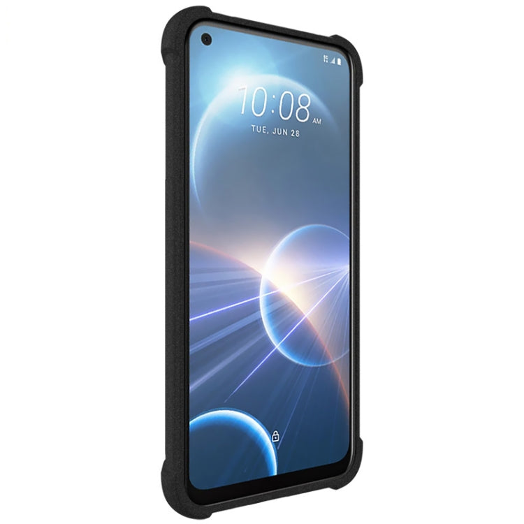 For HTC Desire 22 Pro 5G IMAK All-inclusive Shockproof Airbag TPU Case (Matte Black) - More Brand by imak | Online Shopping South Africa | PMC TechLife | Buy Now Pay Later Mobicred