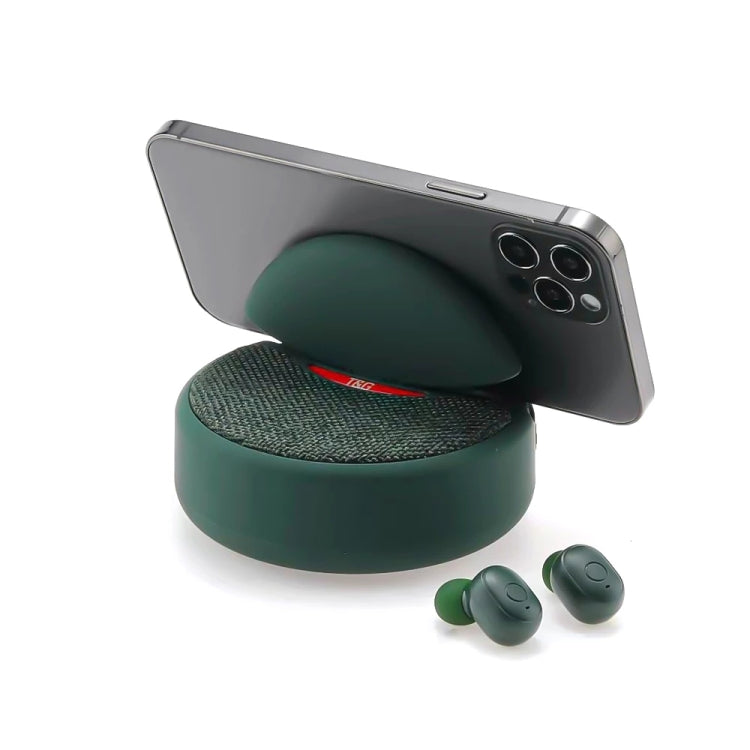 T&G TG808 2 in 1 Mini Wireless Bluetooth Speaker Wireless Headphones(Black) - free shipping - PMC TechLife - Order now!