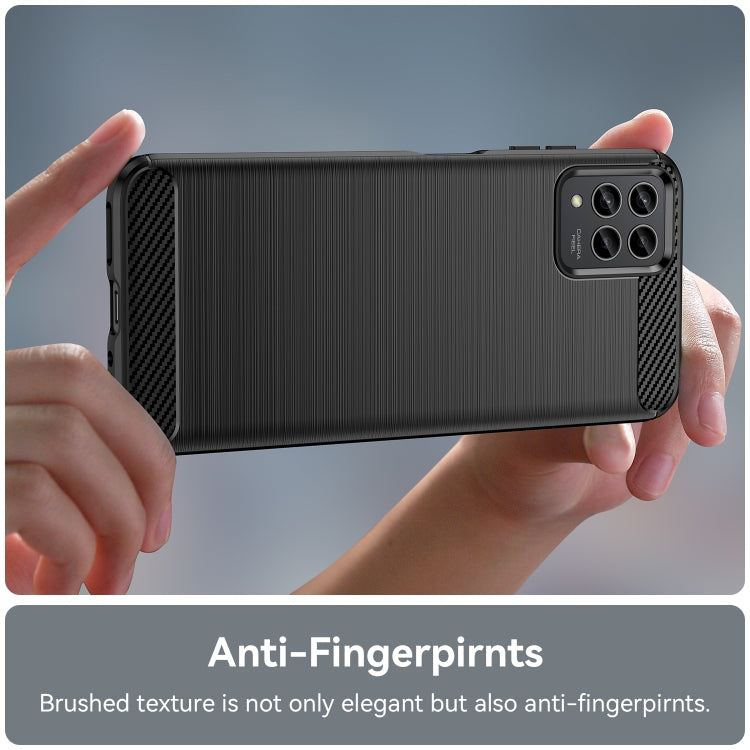For T-Mobile REVVL 6 Pro 5G Brushed Texture Carbon Fiber TPU Phone Case(Black) - More Brand by PMC TechLife | Online Shopping South Africa | PMC TechLife