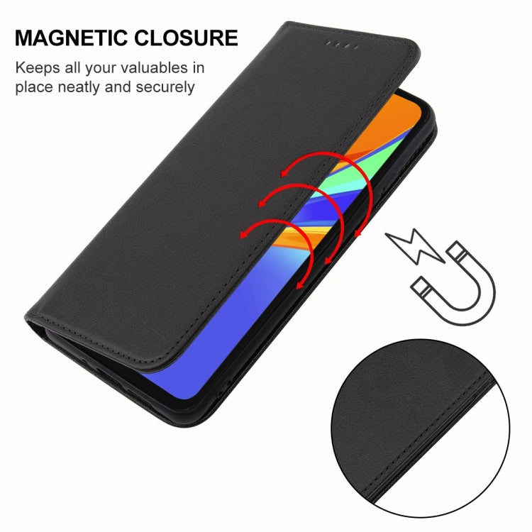 For Xiaomi Redmi 9C NFC Magnetic Closure Leather Phone Case(Black) - free shipping - PMC TechLife - Order now!