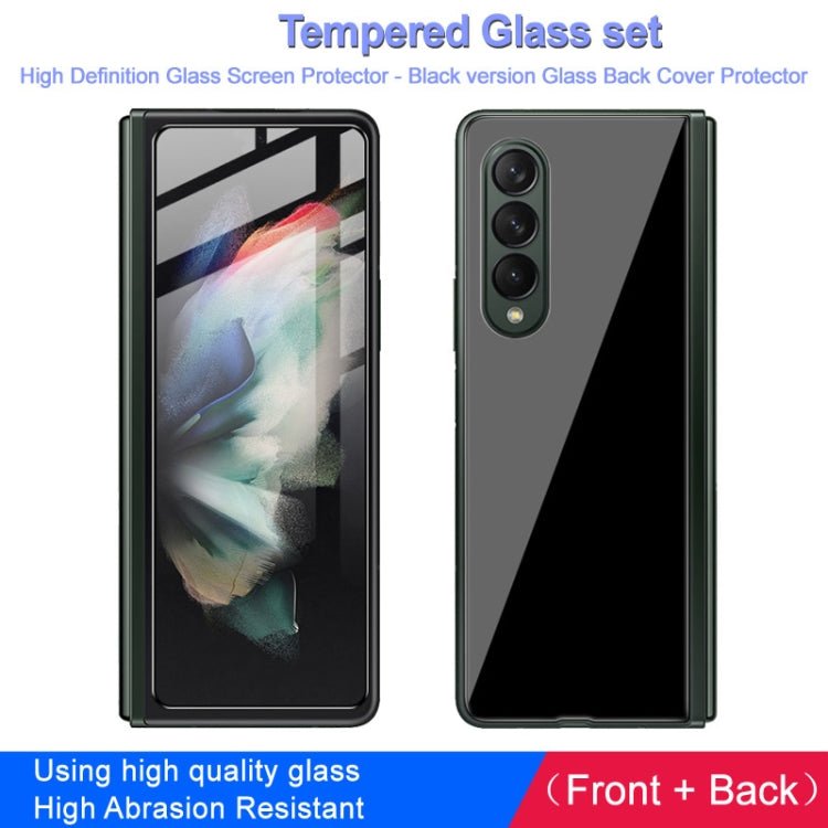 imak Front + Back Tempered Glass Protective Film For Samsung Galaxy Z Fold4 5G - Galaxy Tempered Glass by imak | Online Shopping South Africa | PMC Jewellery | Buy Now Pay Later Mobicred