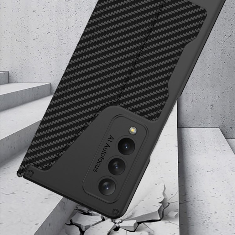 For Samsung Galaxy Z Fold4 GKK Armor Flip Leather Phone Case with Pen Slots(Black) - Galaxy Z Fold4 5G Cases by GKK | Online Shopping South Africa | PMC TechLife | Buy Now Pay Later Mobicred
