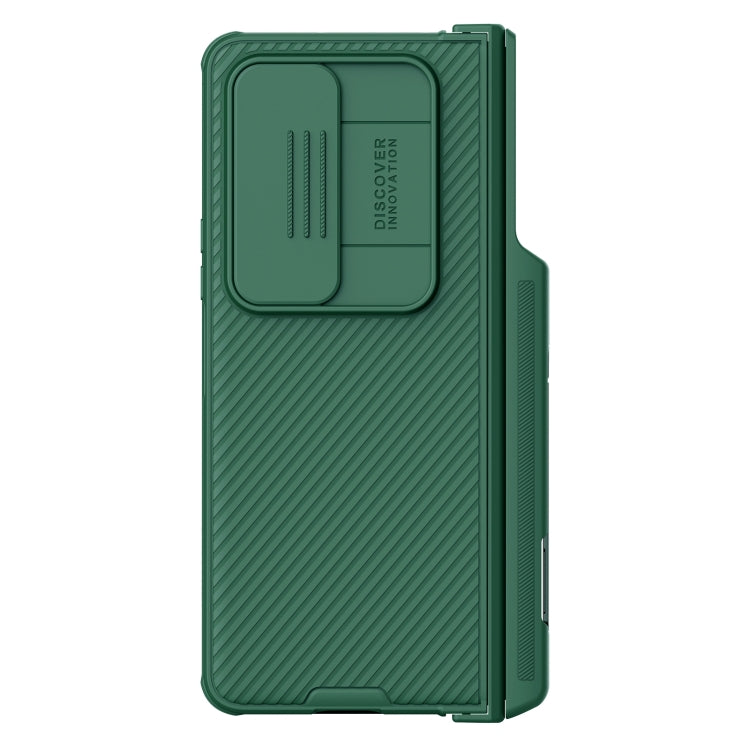 For Samsung Galaxy Z Fold4 5G NILLKIN Black Mirror Pro Series Camshield PC Phone Case with Pen Slot, Set Version(Green) - Galaxy Z Fold4 5G Cases by NILLKIN | Online Shopping South Africa | PMC Jewellery