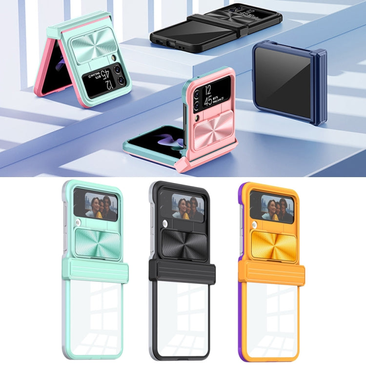 For Samsung Galaxy Z Flip4 360 Full Body Sliding Camshield Phone Case(Black) - free shipping - PMC TechLife - Order now!