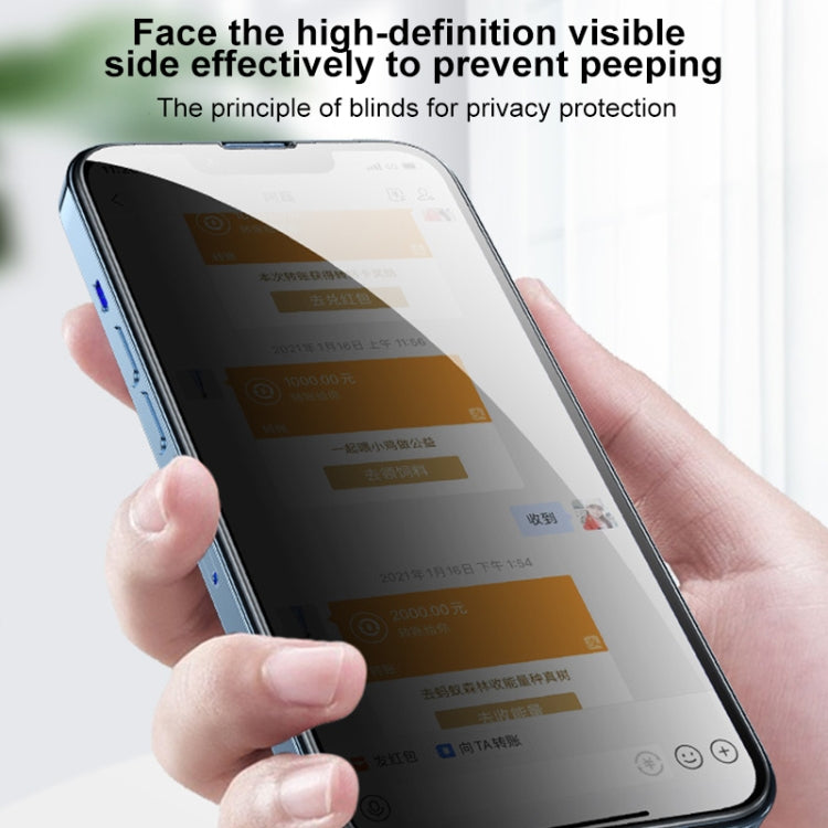 For iPhone 13 WEKOME 9D Curved Privacy Tempered Glass Film - iPhone 13 Tempered Glass by WK | Online Shopping South Africa | PMC Jewellery