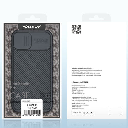 For iPhone 14 NILLKIN CamShield Pro Protective Phone Case(Black) - iPhone 14 Cases by NILLKIN | Online Shopping South Africa | PMC Jewellery