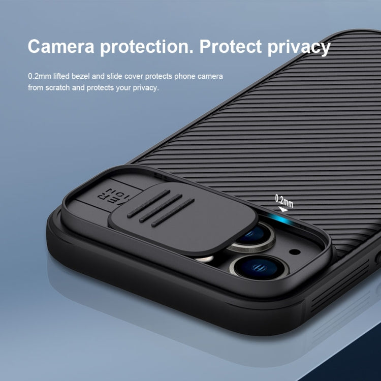 For iPhone 14 Plus  NILLKIN CamShield Pro Protective Phone Case(Green) - free shipping - PMC TechLife - Order now!