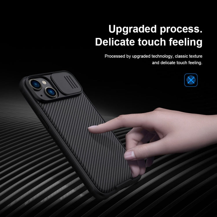 For iPhone 14 Plus  NILLKIN CamShield Pro Protective Phone Case(Blue) - free shipping - PMC TechLife - Order now!