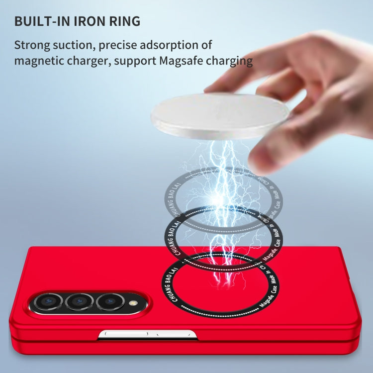For Samsung Galaxy Z Fold4 Magsafe Magnetic Folding PC Phone Case(Red) - Galaxy Z Fold4 5G Cases by PMC TechLife | Online Shopping South Africa | PMC TechLife